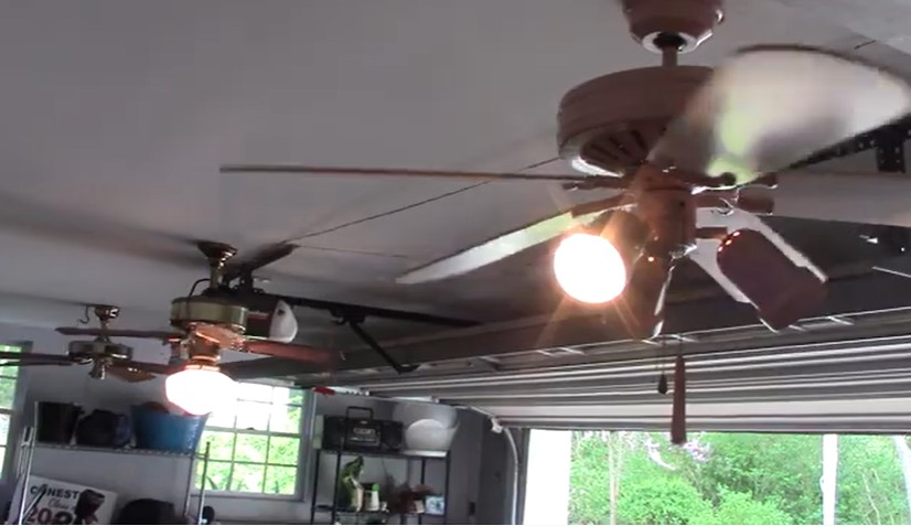 garage ceiling fan ideas