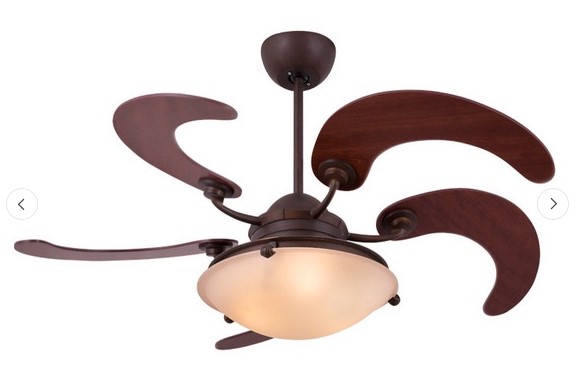 most expensive ceiling fans: Sole Mahogany 1150 Mm Mahogany Brown Designer Fan